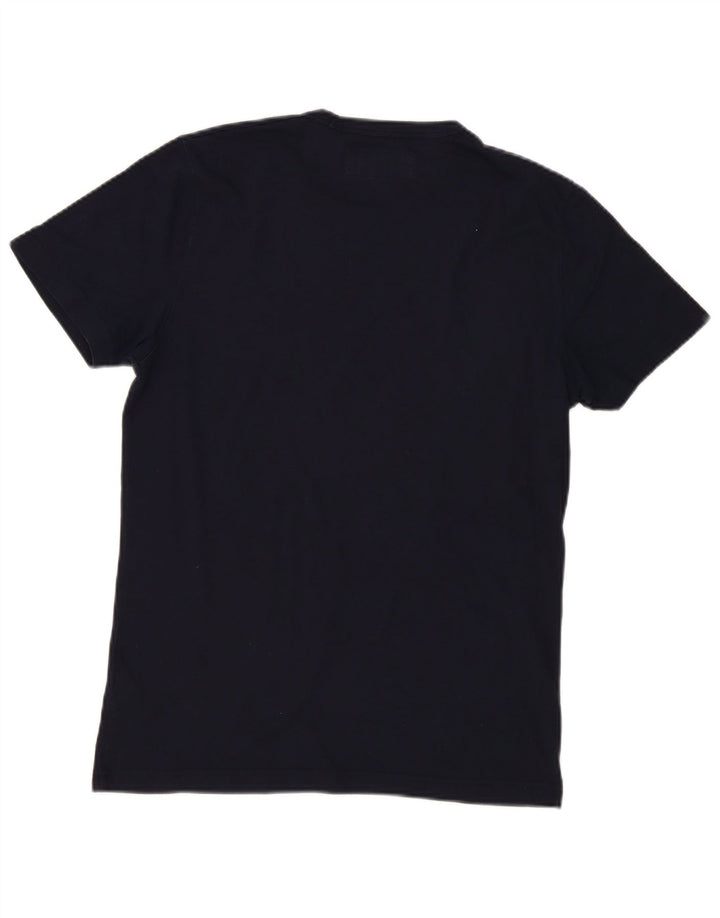 Abercrombie & Fitch Herre T-shirt Top Medium Marineblå Bomuld