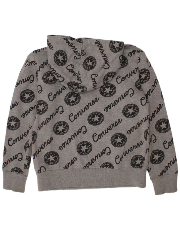 Converse Boys Chuck Taylor Graphic Hoodie Jumper 10-11 Years Medium Grey