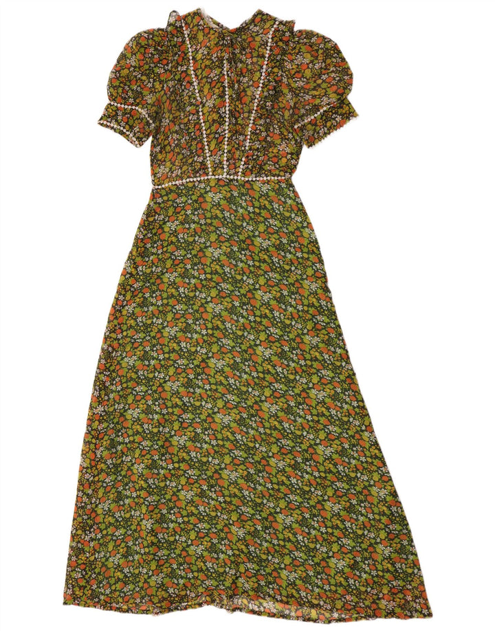 Radley Dame Maxi Kjole EU 38 Medium Grøn Blomster