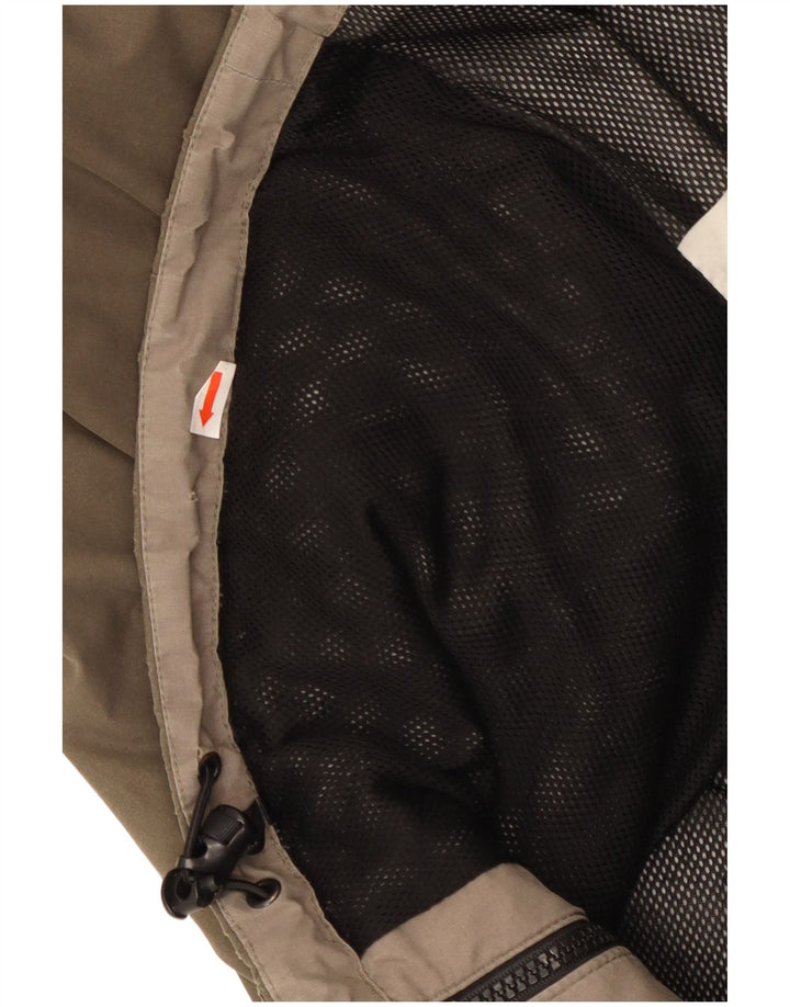 Jack Wolfskin Herre Hooded Windbreaker Jacket UK 36/38 Medium Beige