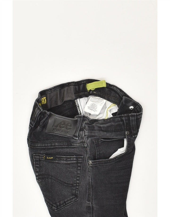 LEE Boys Straight Jeans 6-7 Years W22 L21  Black Cotton | Vintage Lee | Thrift | Second-Hand Lee | Used Clothing | Messina Hembry 