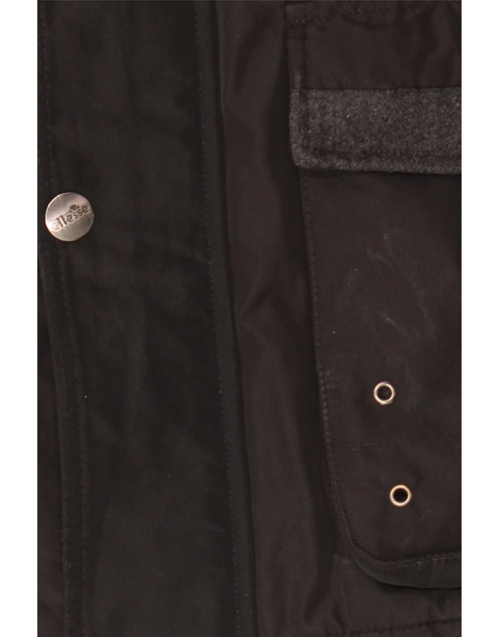 Ellesse Herre Utility Jacket UK 42 XL Sort
