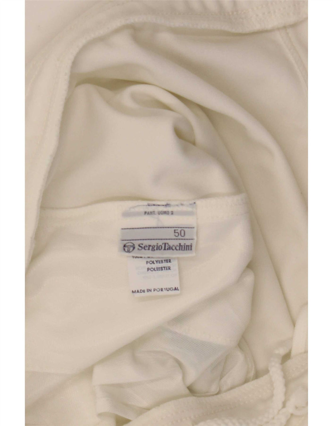 Sergio Tacchini Herre Sportshorts IT 50 Large White Polyester