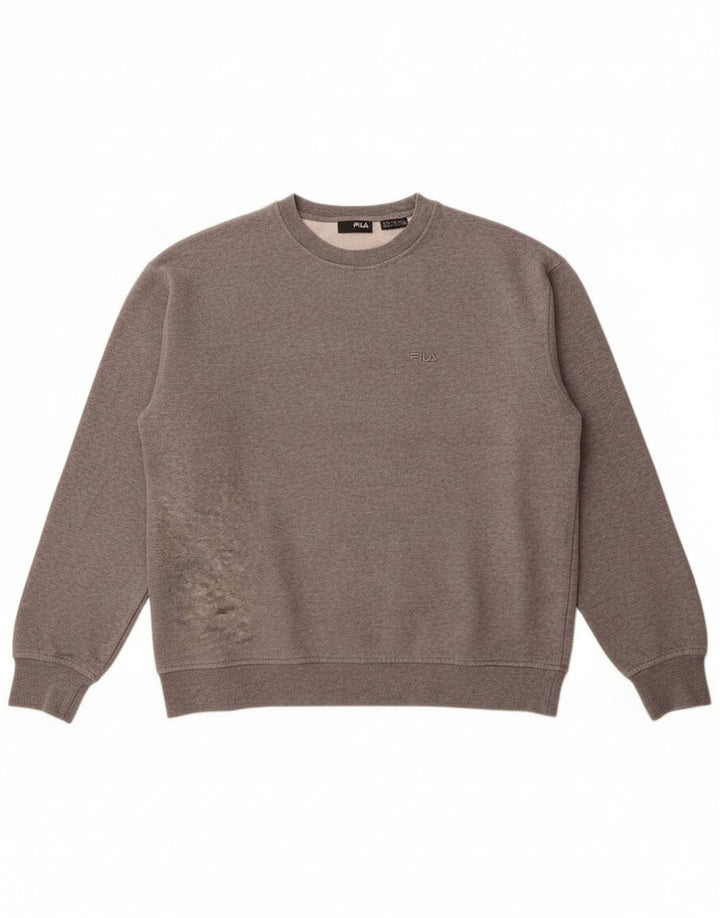 Fila Sweatshirt til mænd mellem grå bomuld