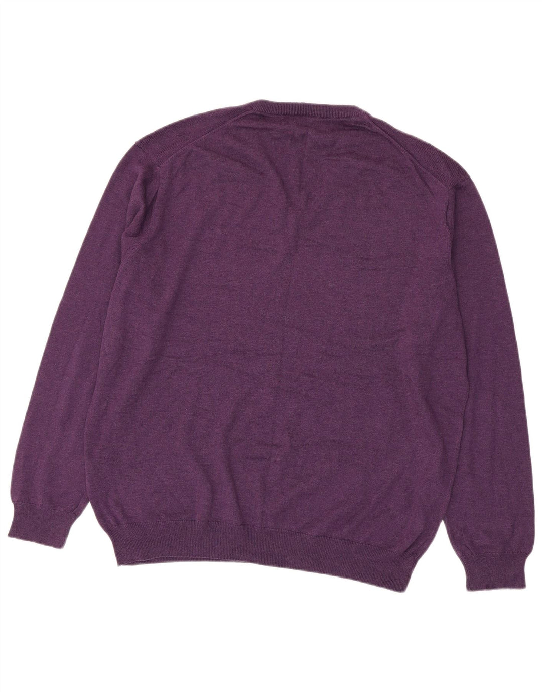 Gant Herre V-hals sweater 2XL Lilla bomuld
