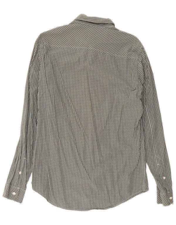 Timberland Herre Slim Fit skjorte Medium Green Gingham Cotton