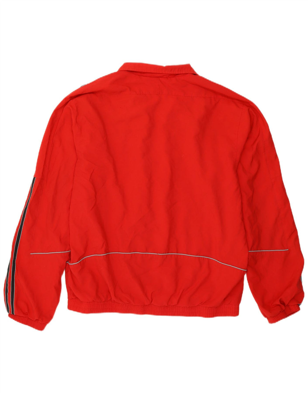 Adidas Træningsdragt til mænd Top jakke UK 42/44 Large Red Colourblock Polyester
