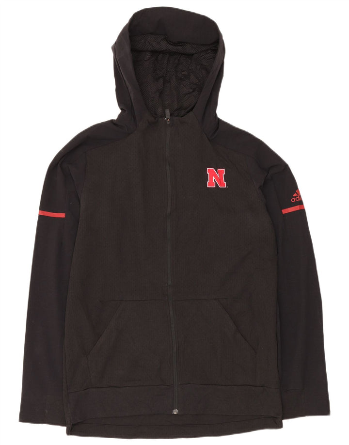 ADIDAS Hættetrøje med lynlås til mænd mellem sort polyester