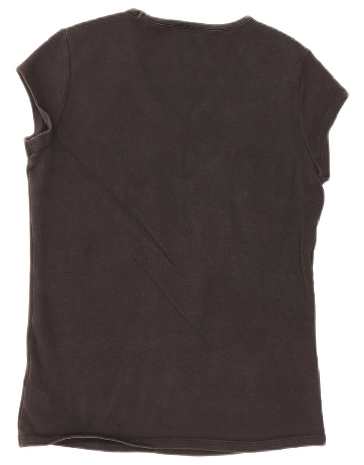 NIKE T-shirt top til kvinder DK 14/16 Stor sort bomuld