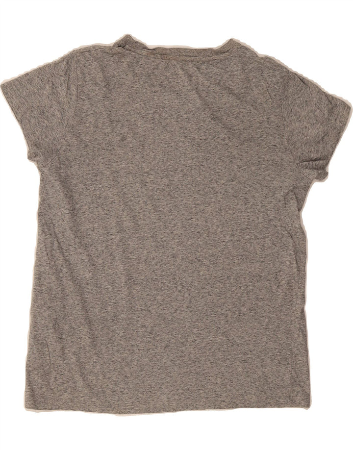 LEVI'S Womens Graphic T-Shirt Top UK 10  Small Grey Cotton Vintage Levi's and Second-Hand Levi's from Messina Hembry 