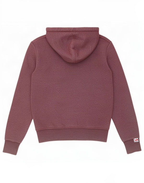 Superdry Mens Graphic Hoodie Jumper Small Burgundy Cotton