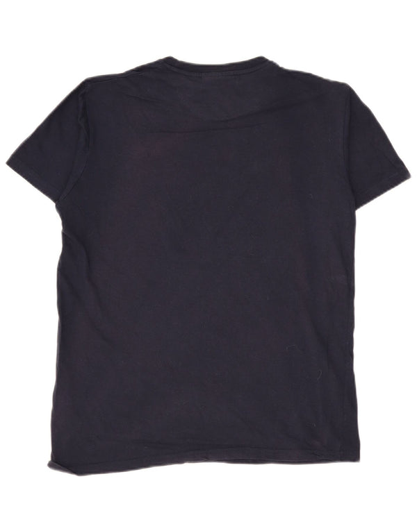 Pierre Cardin Herre T-shirt Top Medium Marineblå Bomuld