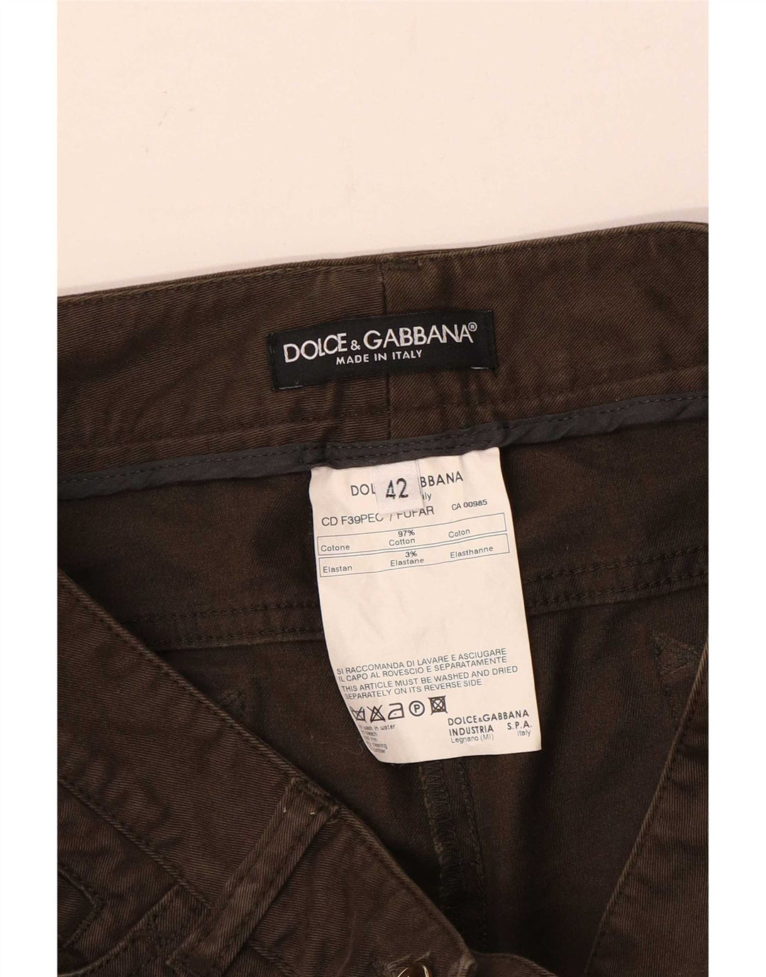 Dolce & Gabbana Lige jeans til kvinder IT 42 Medium W28 L33 Brun Bomuld
