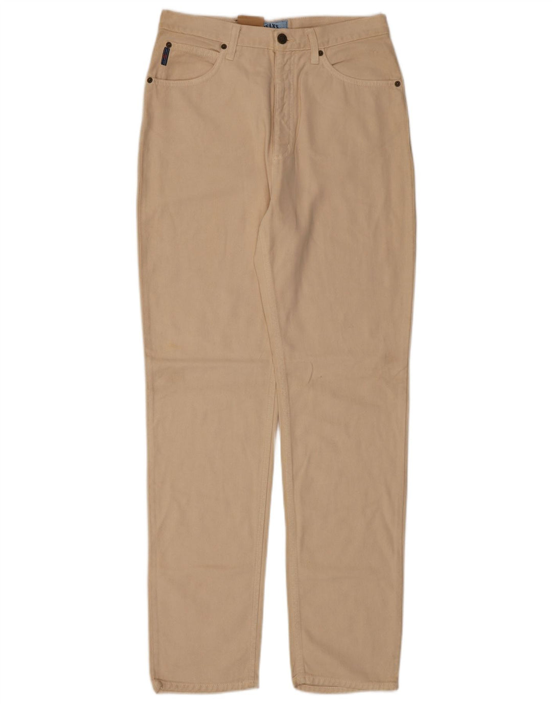 Les Copains Dame tilspidsede jeans W33 L32 Beige Bomuld