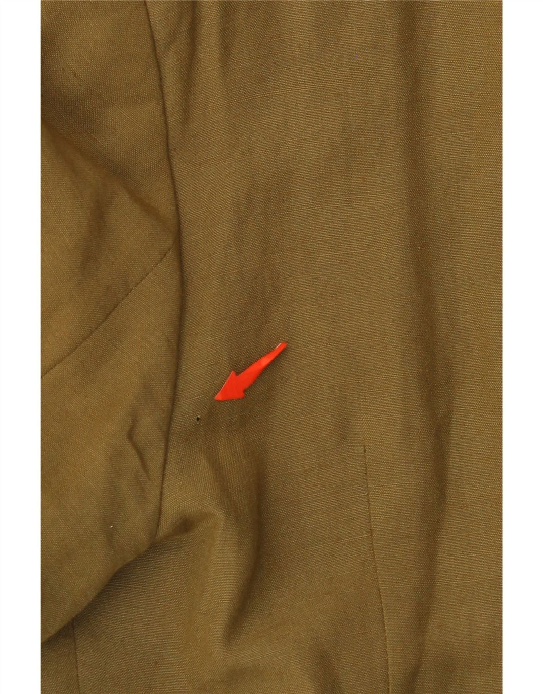 VINTAGE Dame 4-knaps blazerjakke IT 44 Medium Khaki Rayon