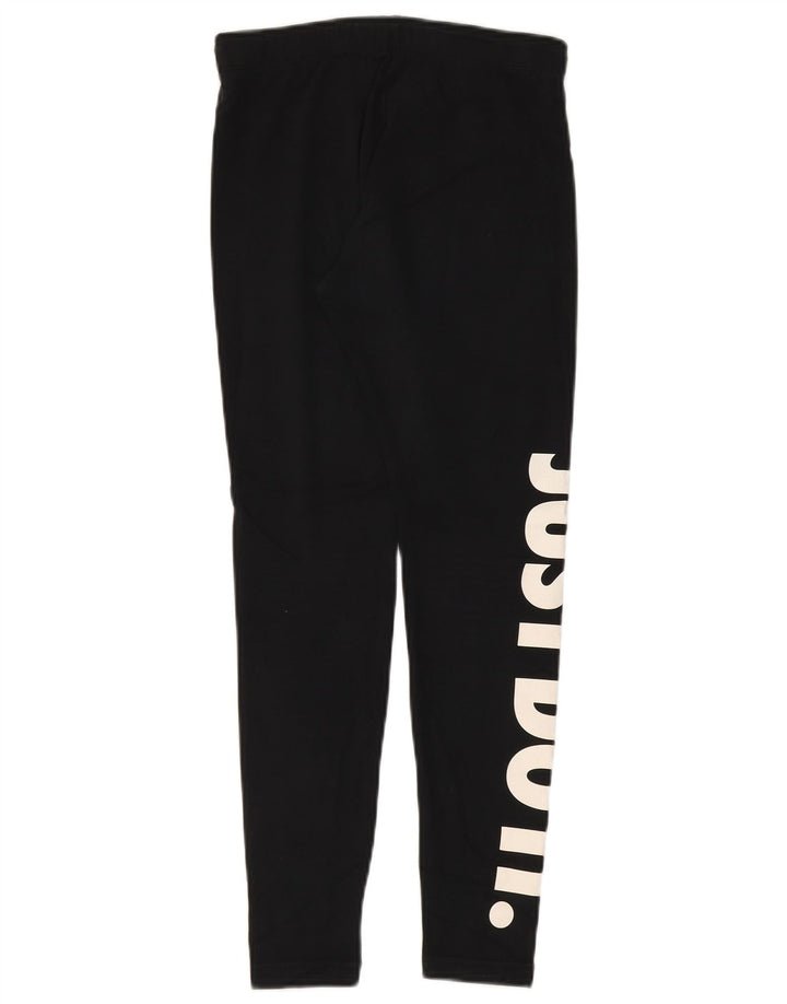 Nike Dame Grafiske Leggings UK 10 Small Black Bomuld