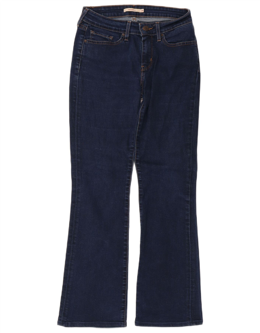 Levi's Dame 715 Bootcut Jeans W28 L27 Blå Bomuld