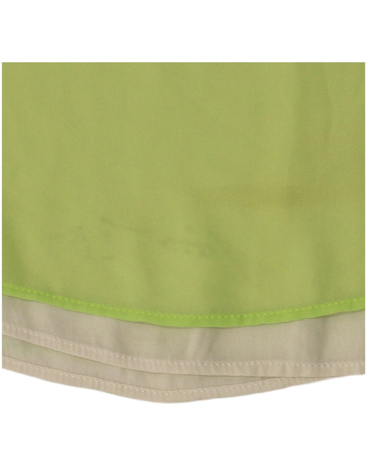 Zara Dame Cami Top UK 10 Lille grøn polyester