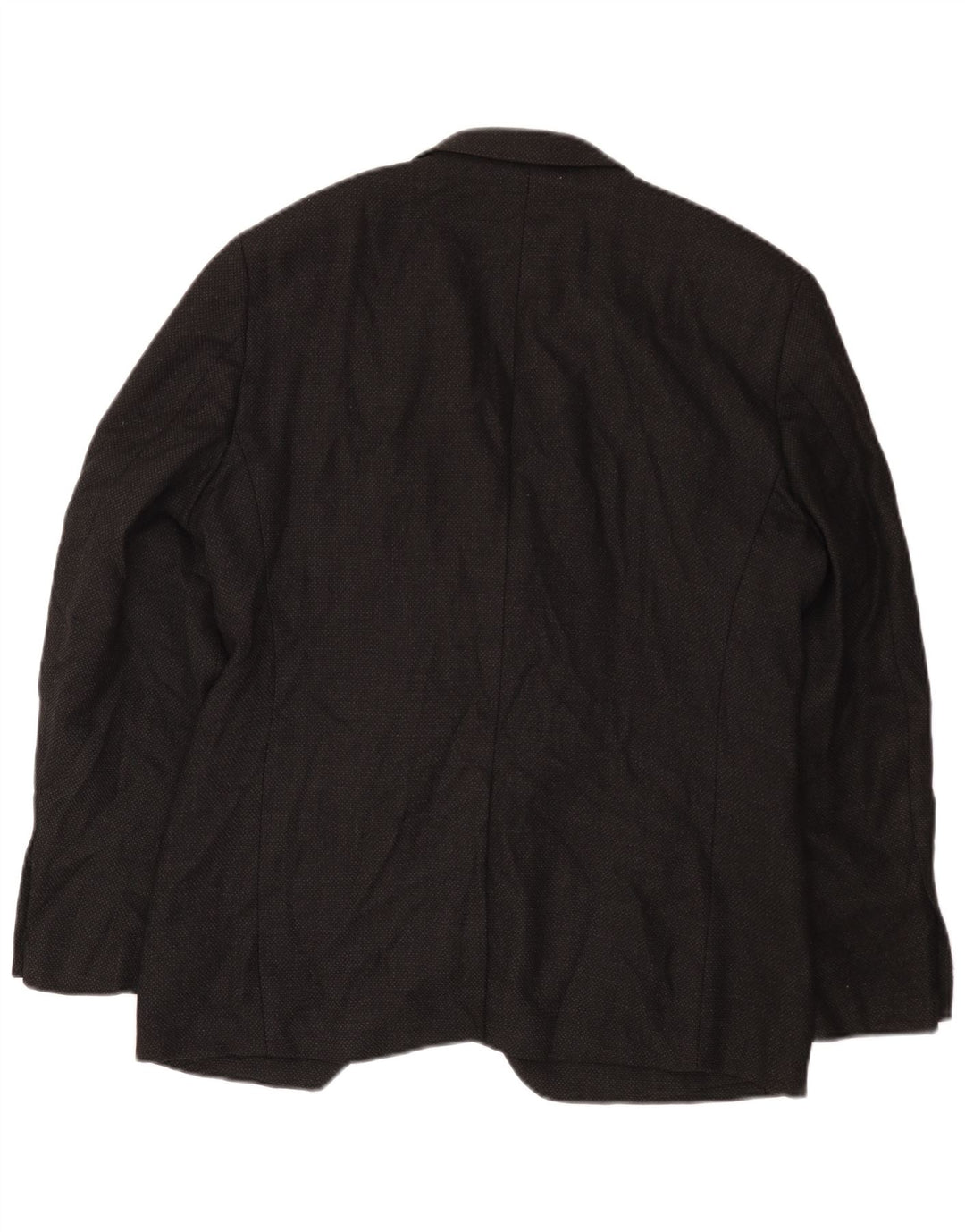 Dkny Herre 2 Button Blazer Jacket UK 38 Medium Sort Uld