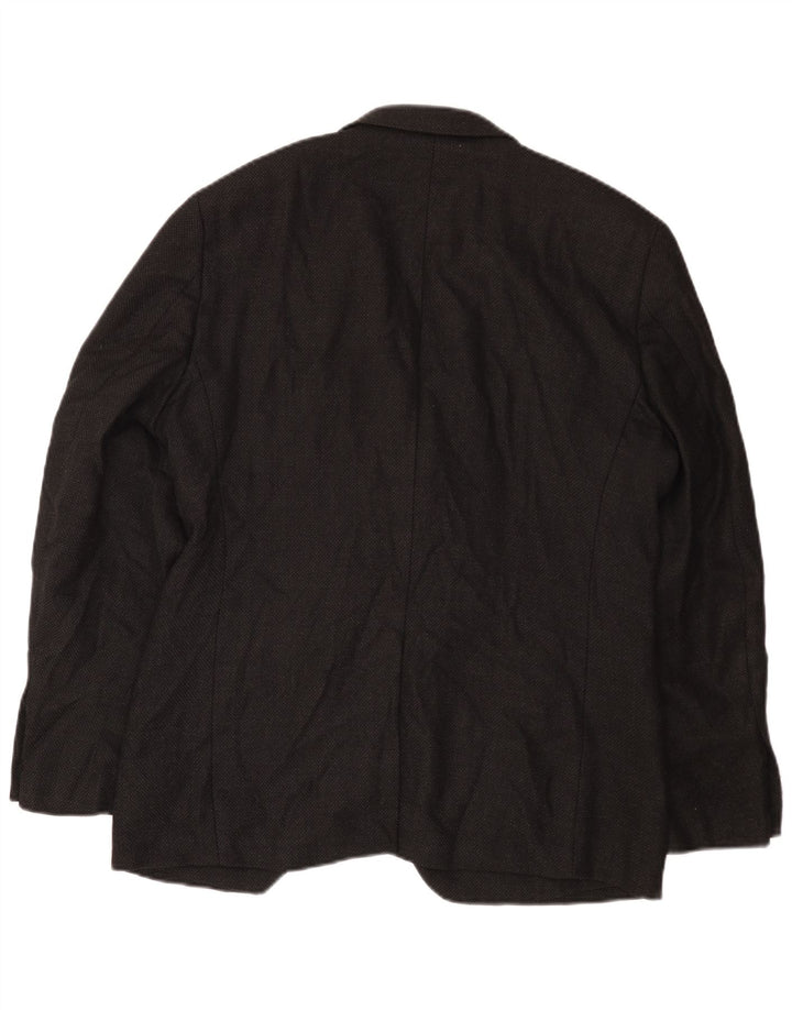 Dkny Herre 2 Button Blazer Jacket UK 38 Medium Sort Uld