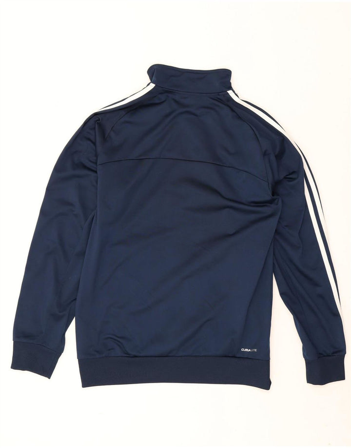 Adidas Herre Climalite Træningsdragt Topjakke UK 40/42 Medium Navy Blue