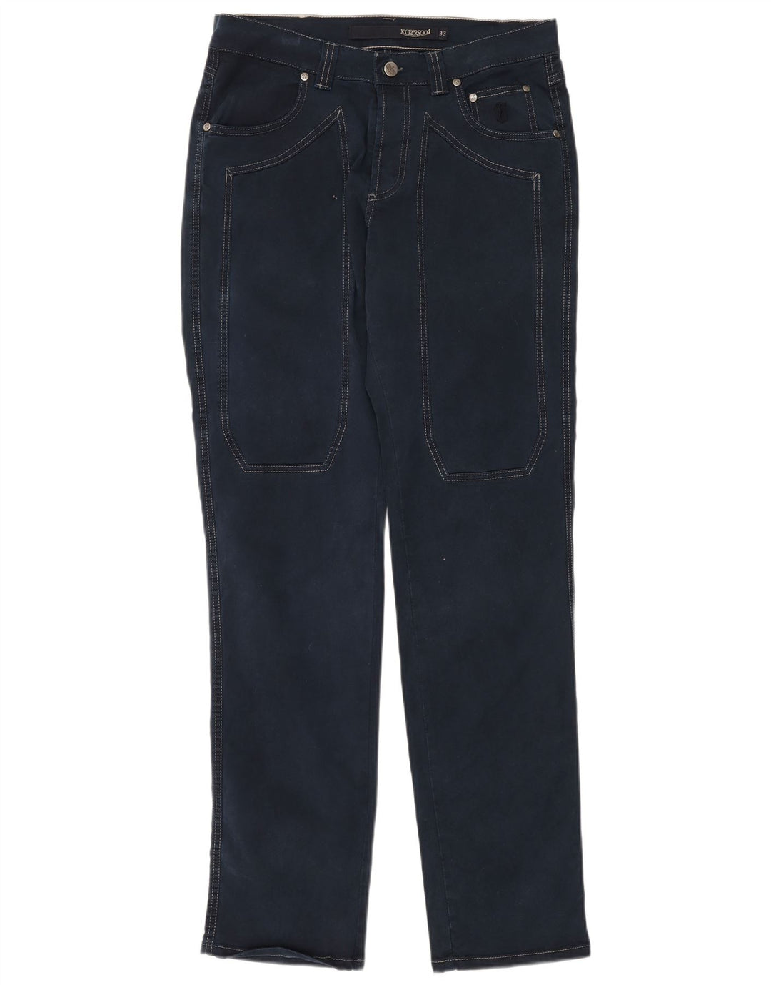 JECKERSON Straight jeans til mænd W33 L34 blå bomuld