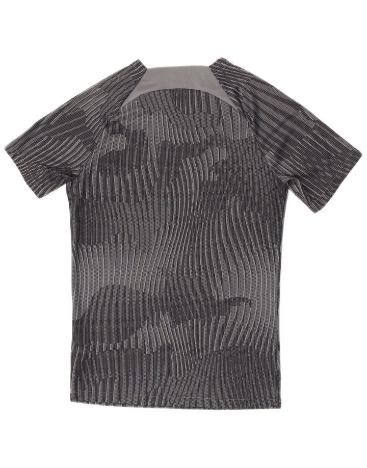 Nike Herre Dri Fit grafisk T-shirt Top Lille grå Camouflage Polyester