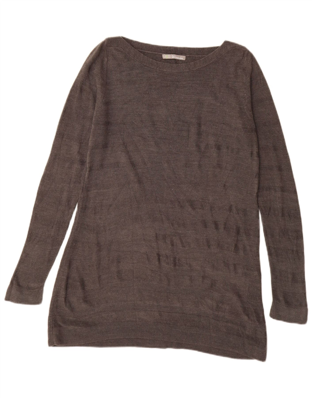 Marks & Spencer Dame Jumper Dress UK 14 Medium Grå Akryl