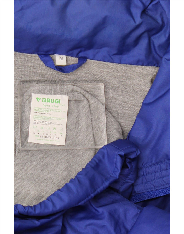 Brugi Herre Hættevindjakke UK 38 Medium Navy Blue Colourblock