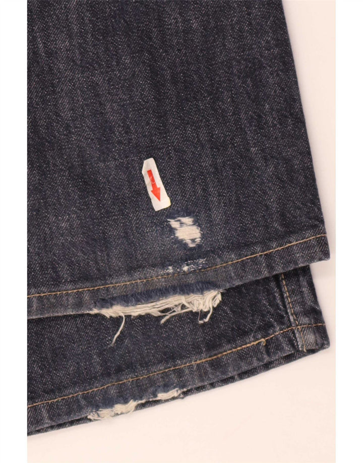 Levi's Herre 507 Bootcut Jeans W32 L34 Marineblå Bomuld
