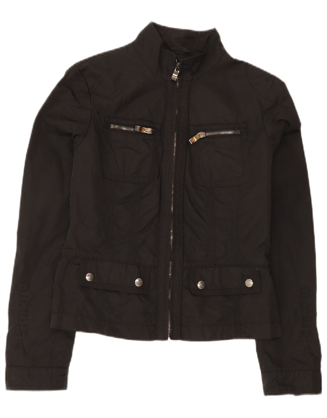 Brema Graphic Utility Jacket IT 44 Medium Sort Polyamid