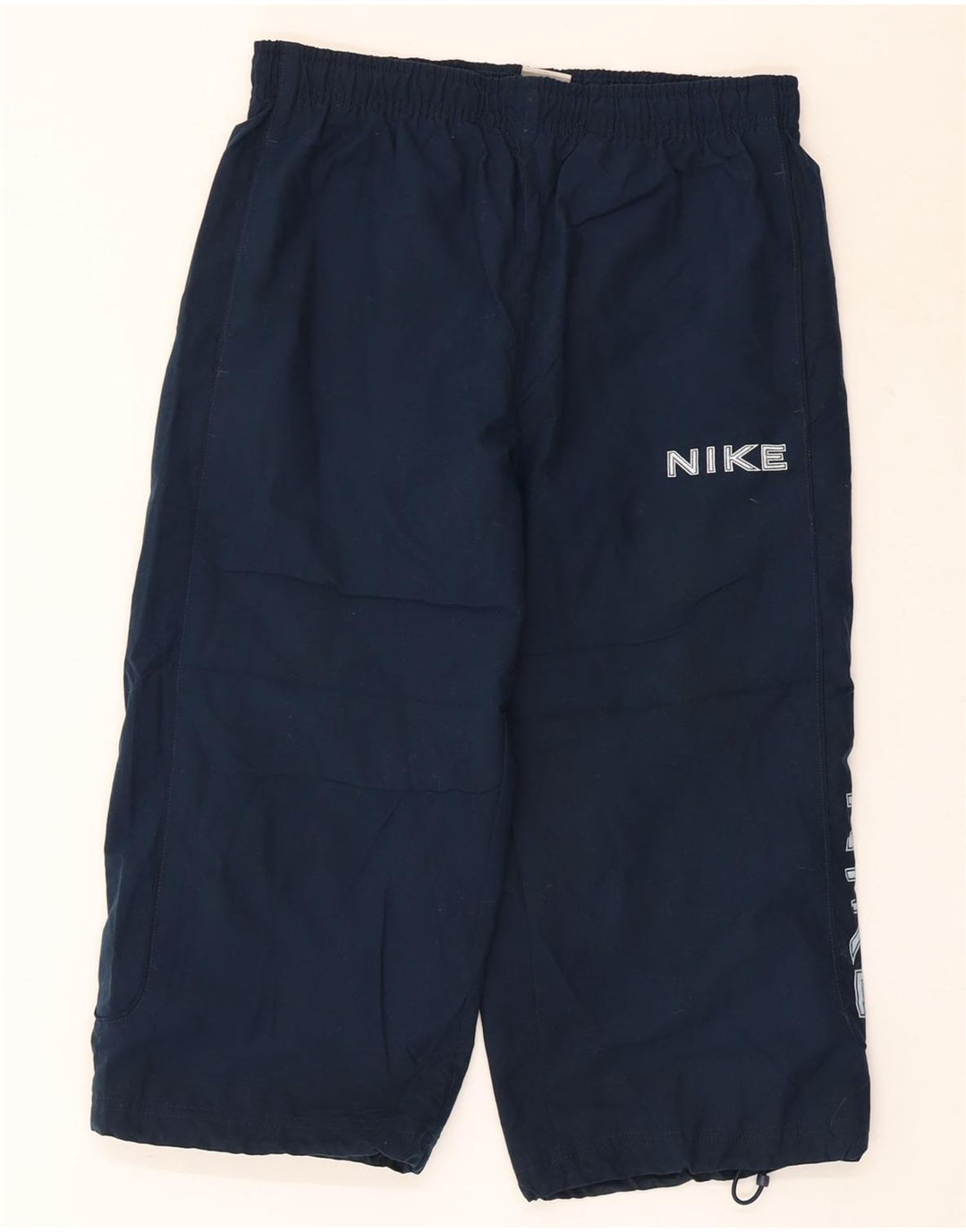 NIKE Grafiske Bermuda-sportshorts til mænd Små marineblå polyester