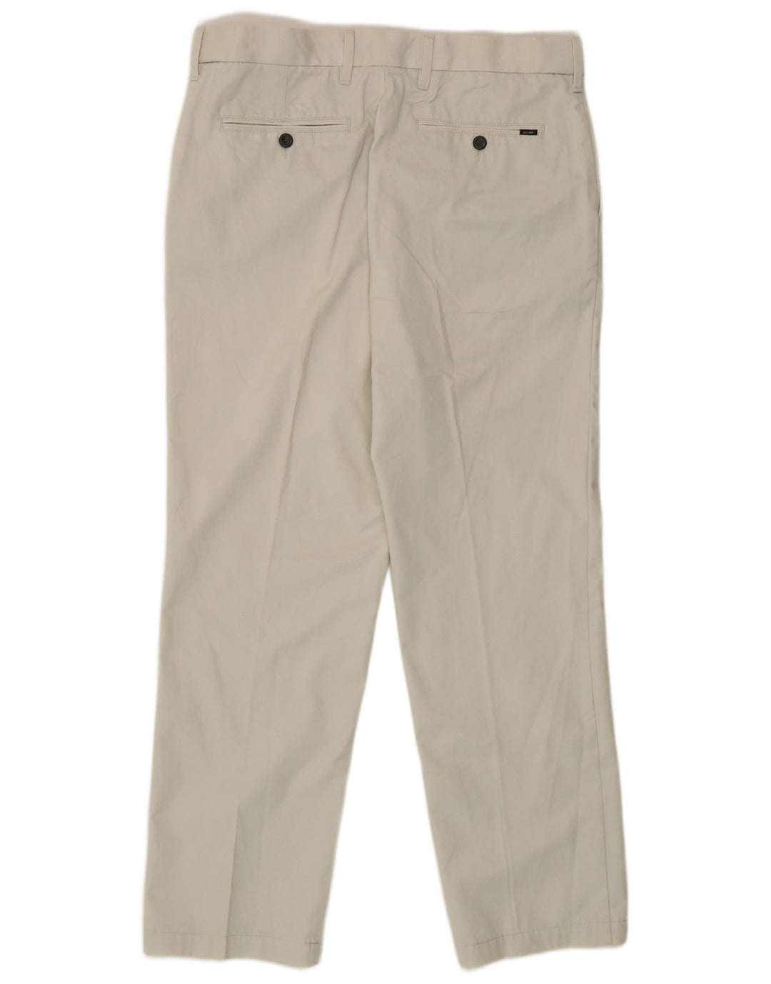 Marks & Spencer Herre Regular Fit Chinobukser W34 L29 Hvid bomuld