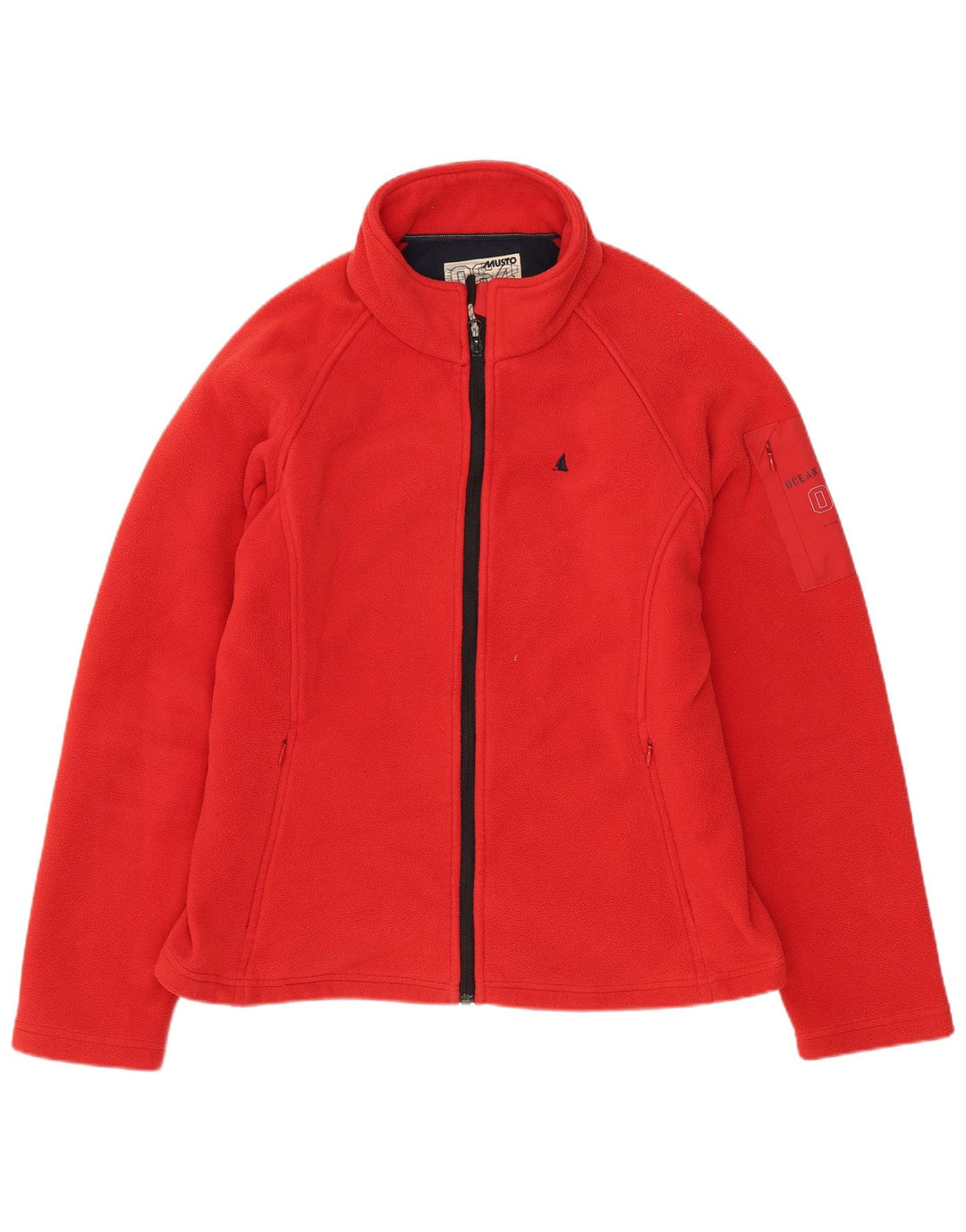 Musto Dame Fleecejakke UK 16 Stor Rød Polyester