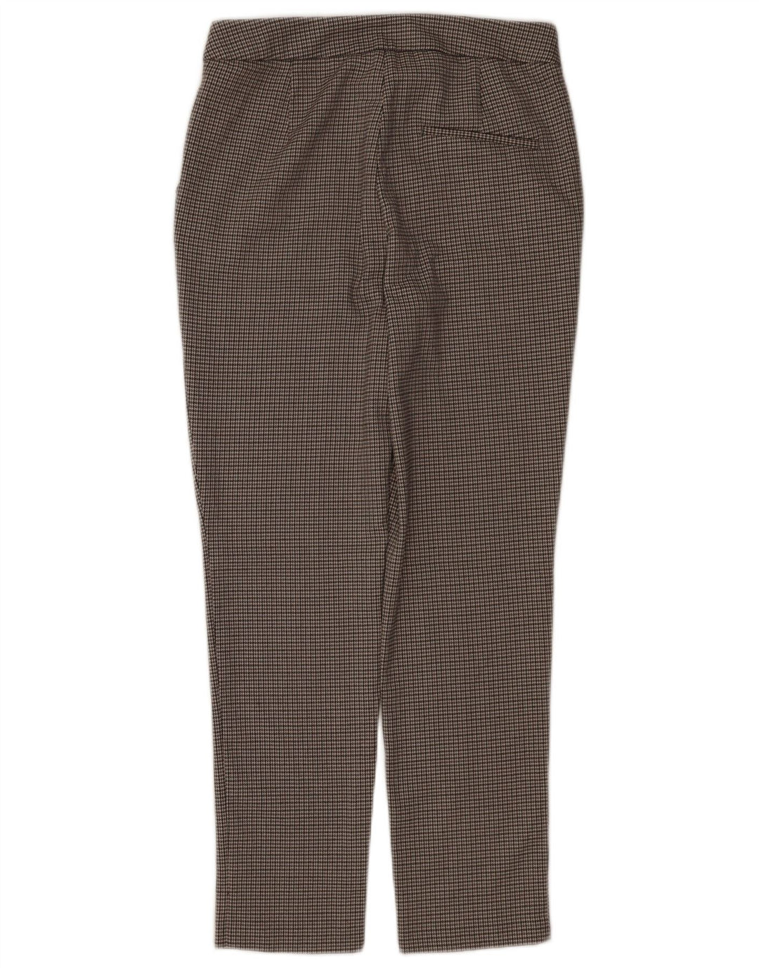 Zara Slim Chino Bukser Medium W28 L26 Grå Houndstooth Polyester