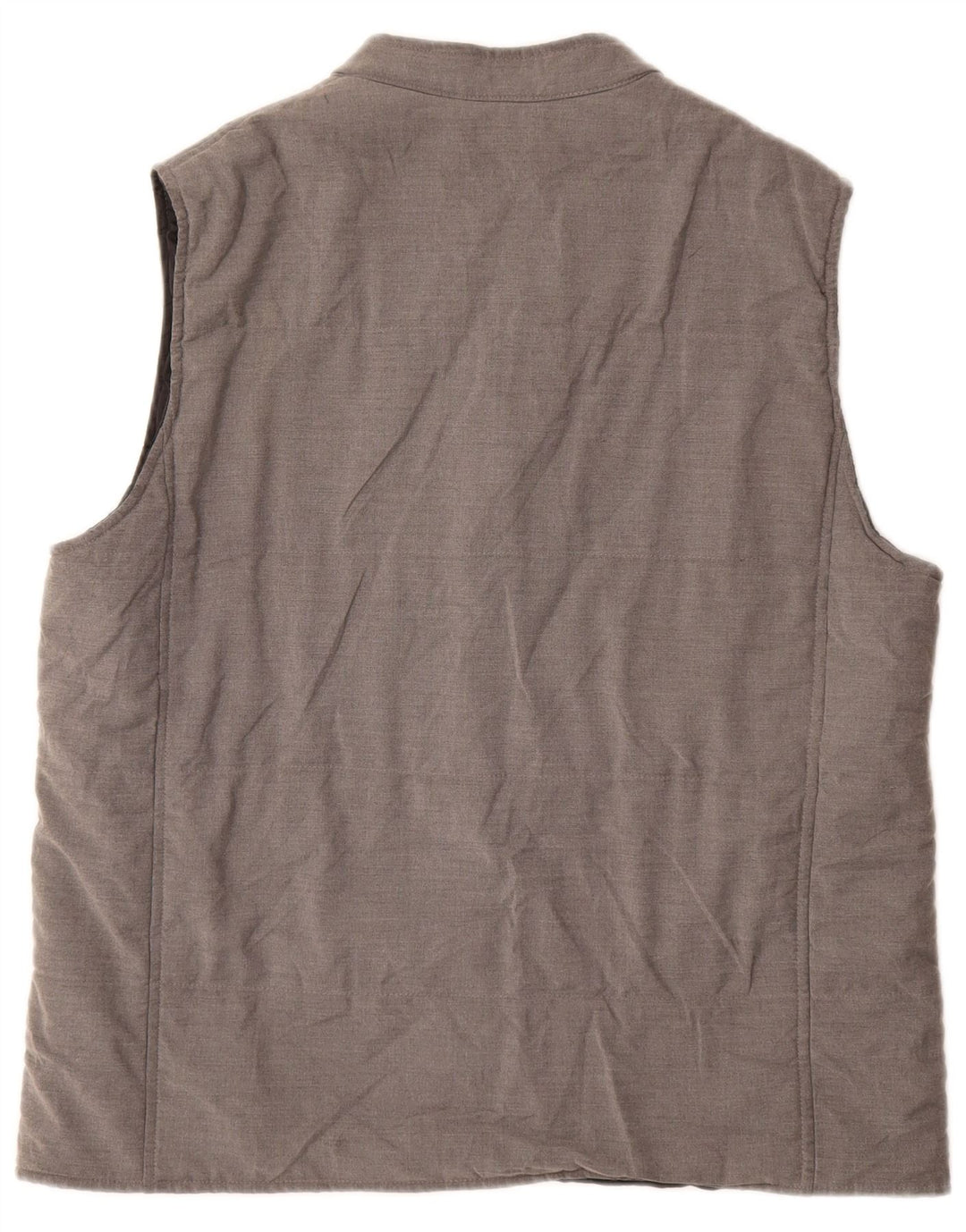 Zara Herre polstret Gilet UK 42 XL Grå Polyester