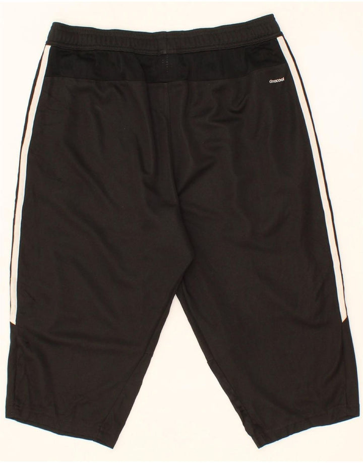 ADIDAS Womens Climacool Bermuda Sport Shorts UK 14 Medium  Black Polyester Vintage Adidas and Second-Hand Adidas from Messina Hembry 