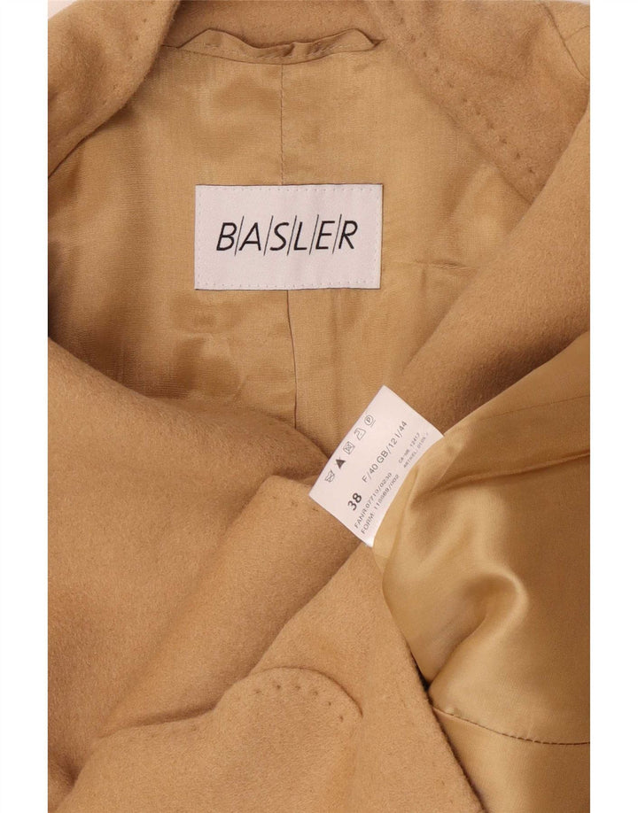 Basler Dame 6-knaps blazerjakke UK 12 Medium Beige Virgin Wool Classic