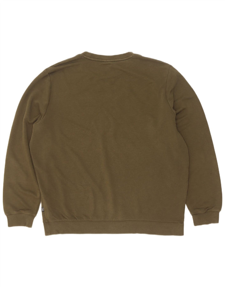 Puma Herre Sweatshirt Jumper XL Khaki Bomuld