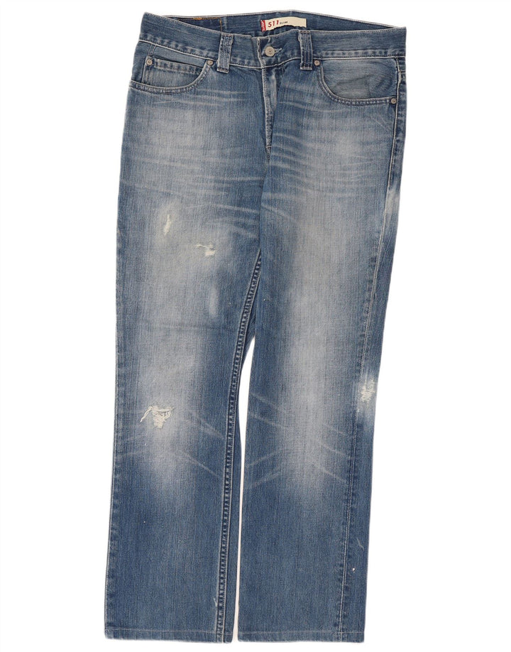 Levi's Herre 511 Slim Jeans W36 L29 Blå Bomuld