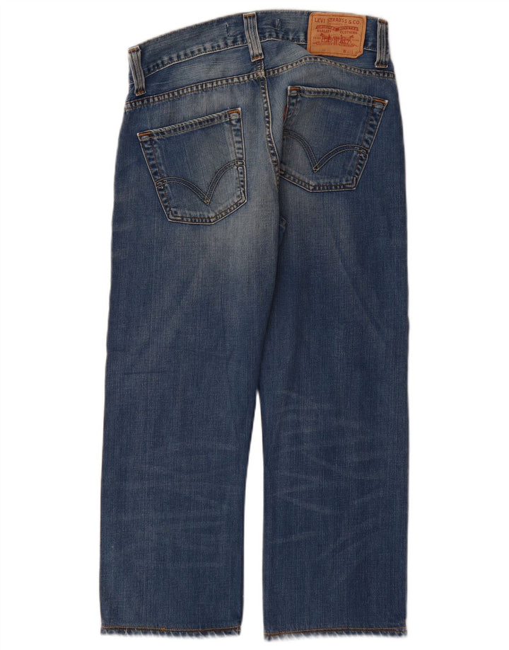 Levi's Womens 506 Straight Jeans med standard pasform W30 L24 Blå