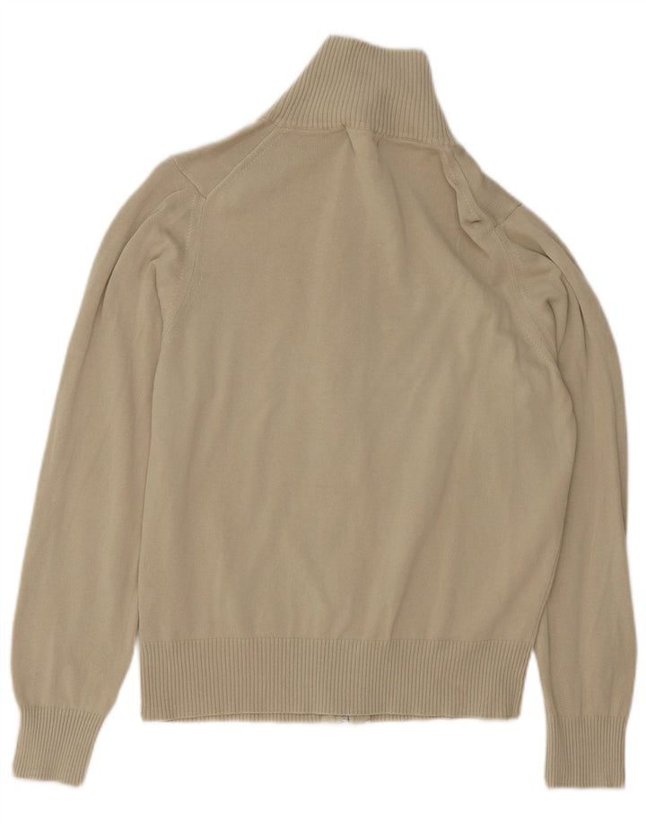 ZARA Herre cardigan sweater Medium Beige Bomuld