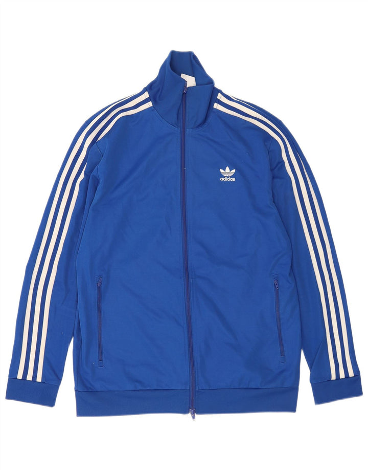 Adidas Træningsdragt til mænd Topjakke Medium Blå Bomuld