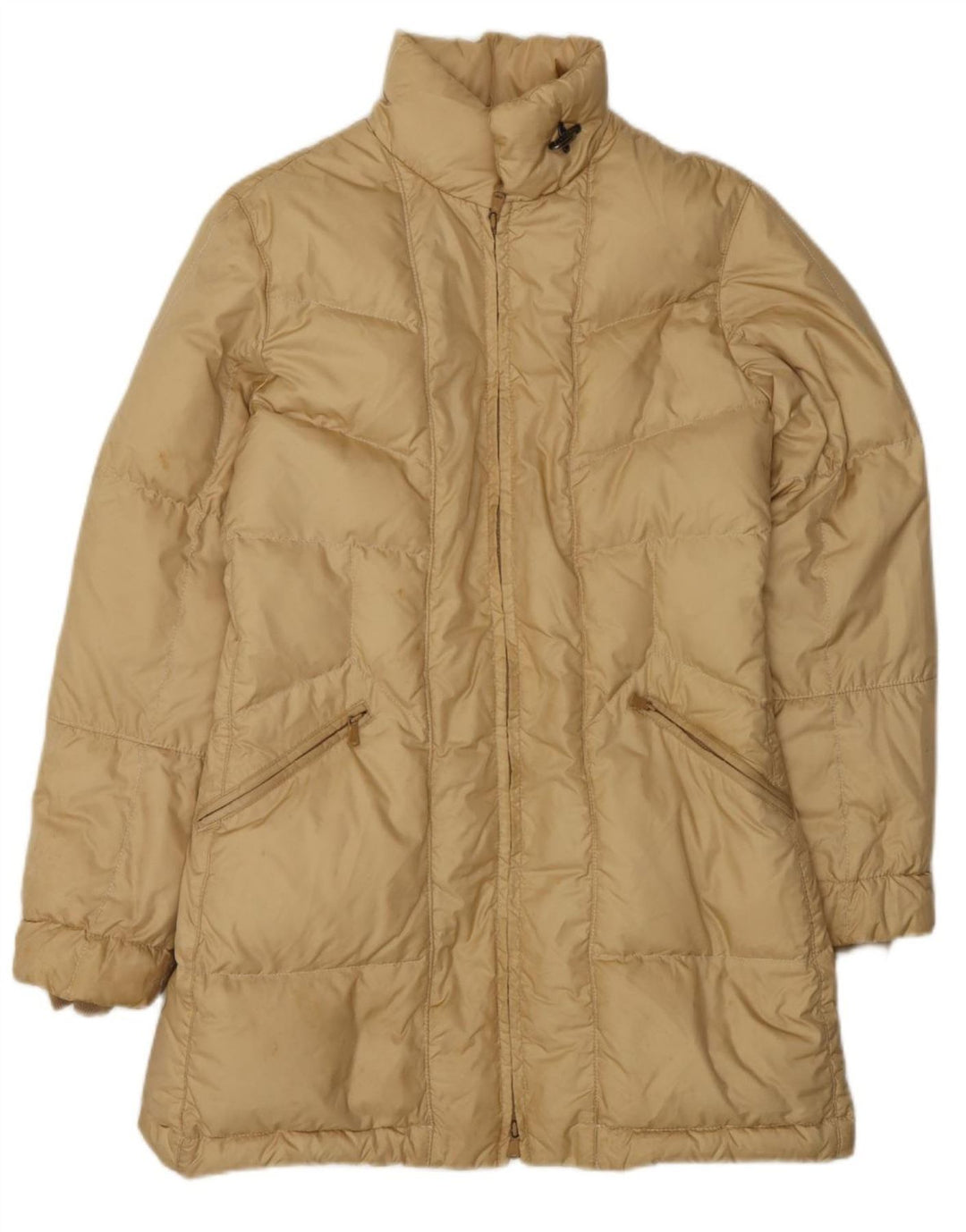 FAY Womens Padded Coat UK 14 Medium Beige Polyamide