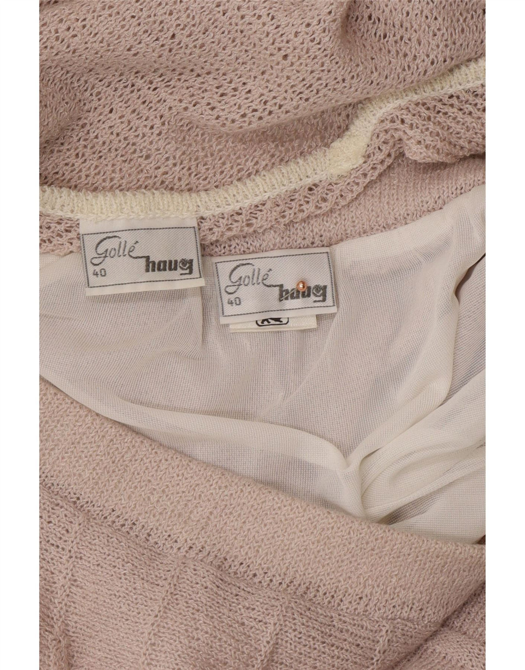 GOLLEHAUG Dame 2-delt nederdel Sæt EU 40 Medium W28 Lilla Colourblock