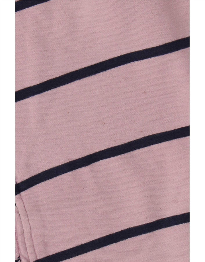 Crew Clothing Dame Oversized Sweatshirt Jumper UK 10 Small Pink Striped