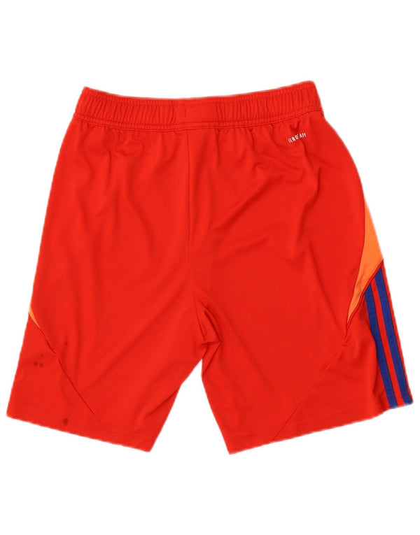 Adidas Boys Aeroready Sports Shorts 13-14 år Rød Colourblock