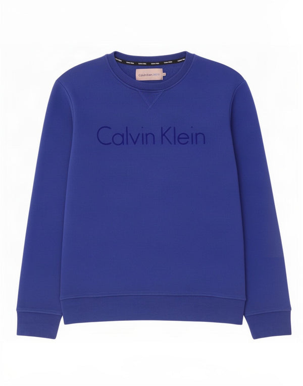 Calvin Klein Jeans Herre grafisk sweatshirt Jumper Medium Navyblå Bomuld
