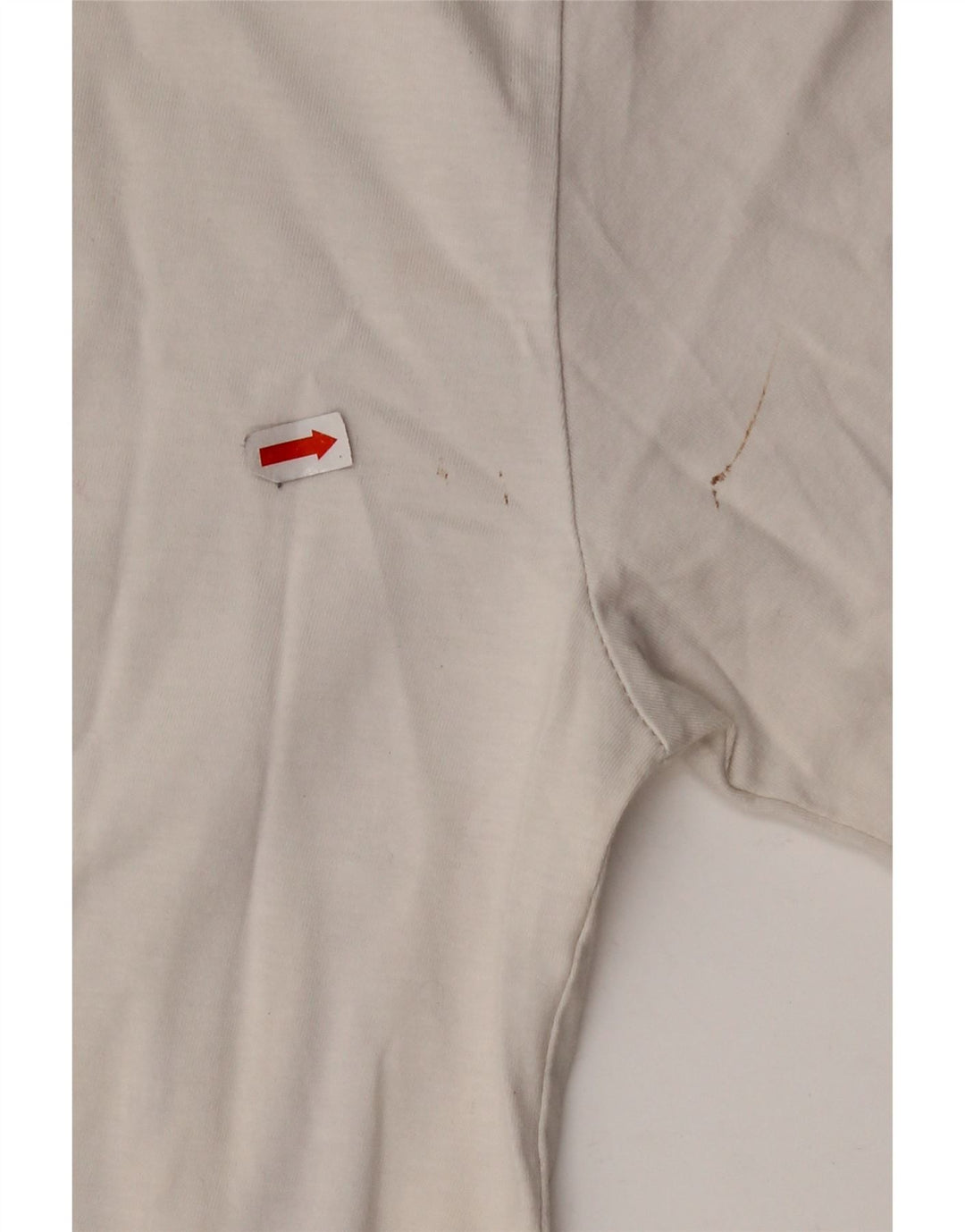 LEVI'S Herre grafisk T-shirt Top Stor Off White Bomuld