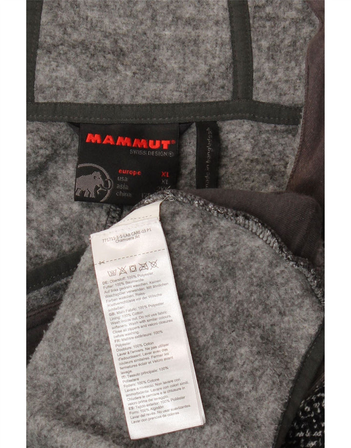 Mammut Sweater med lynlås til kvinder UK 18 XL Grå sildebenspolyester